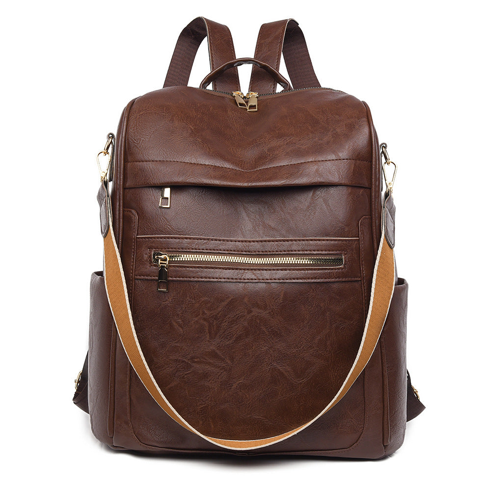 Premium Leather Backpack Bowlift