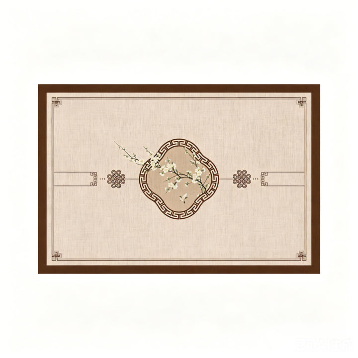 Elegant Geometric Bathroom Mat Bowlift
