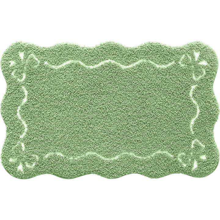Decorative Scalloped Bath Mat Bowlift