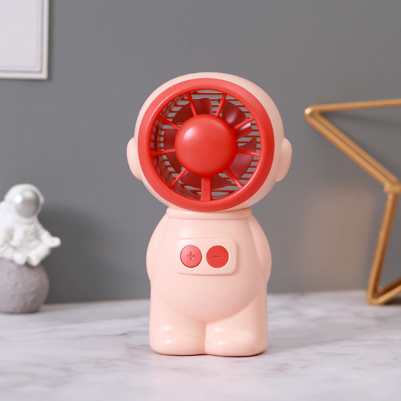 Women's Portable Mini Fan in Astronaut Design Bowlift