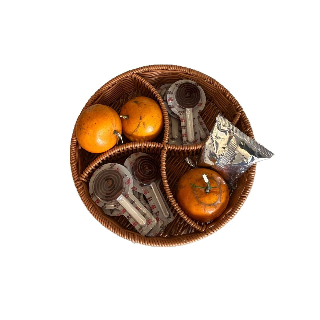 Women's leather storage basket with compartments Bowlift