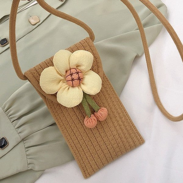Flower pattern shoulder bag Bowlift