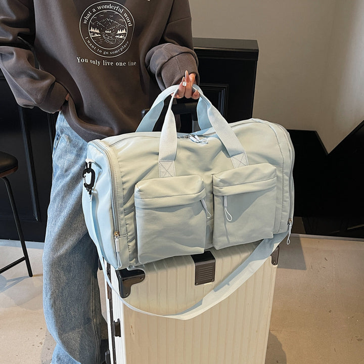 Multifunctional Sports Duffel Bag With Expandable Design Bowlift