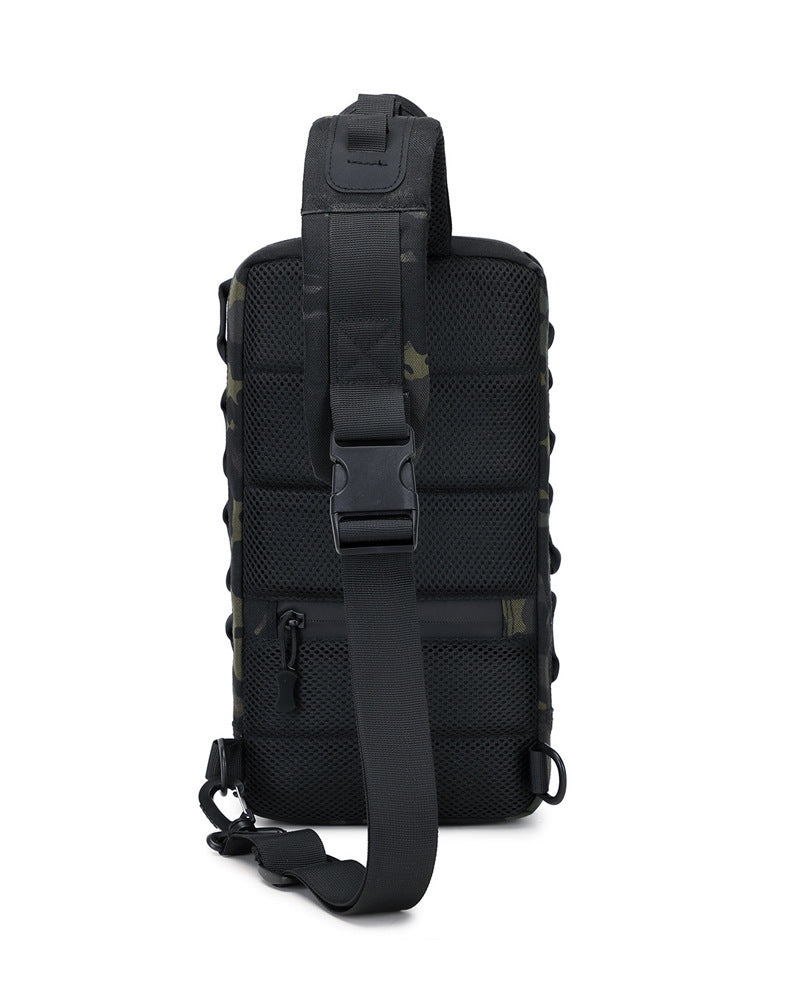 Compact Military-Inspired Sling Backpack Bowlift