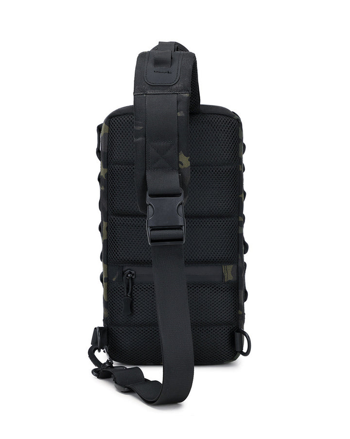 Compact Military-Inspired Sling Backpack Bowlift