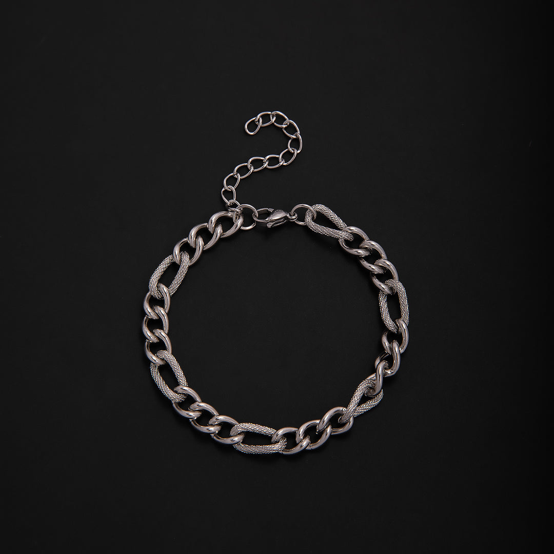 Elegant Geometric Link Bracelet Bowlift