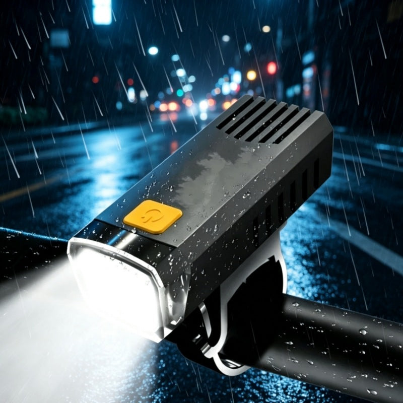 High-Power USB Rechargeable Front Bike Light with Quick-Release Mount Bowlift