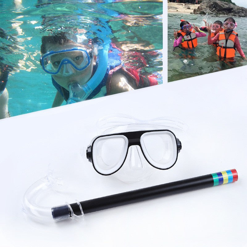 Snorkel set with high-quality breathing mask and ergonomic mouthpiece Bowlift