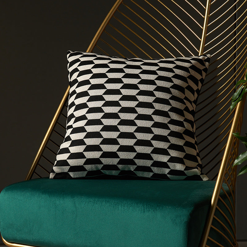 Luxurious Abstract Art Decorative Pillow