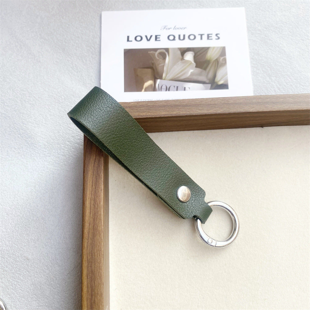 Durable Leather Keyring Bowlift