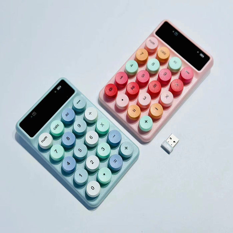 Wireless Retro Calculator Keyboard Bowlift