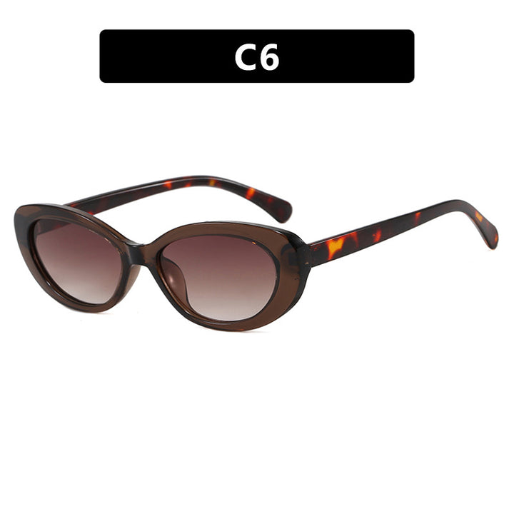 Women's fashionable cat-eye sunglasses with UV protection and elegant frame Bowlift