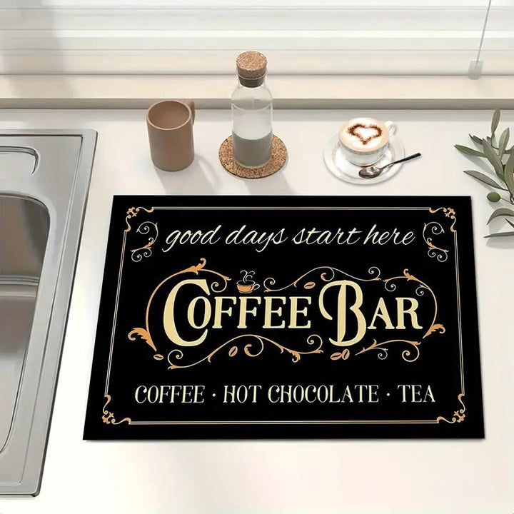 Coffee Bar Kitchen Mat Bowlift