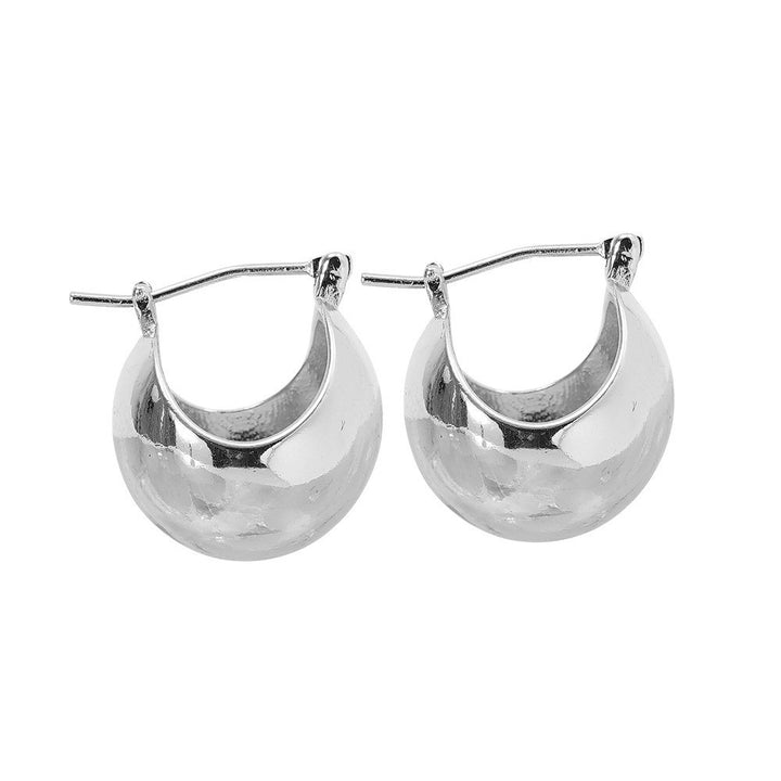 Sleek Curved Huggie Earrings Bowlift