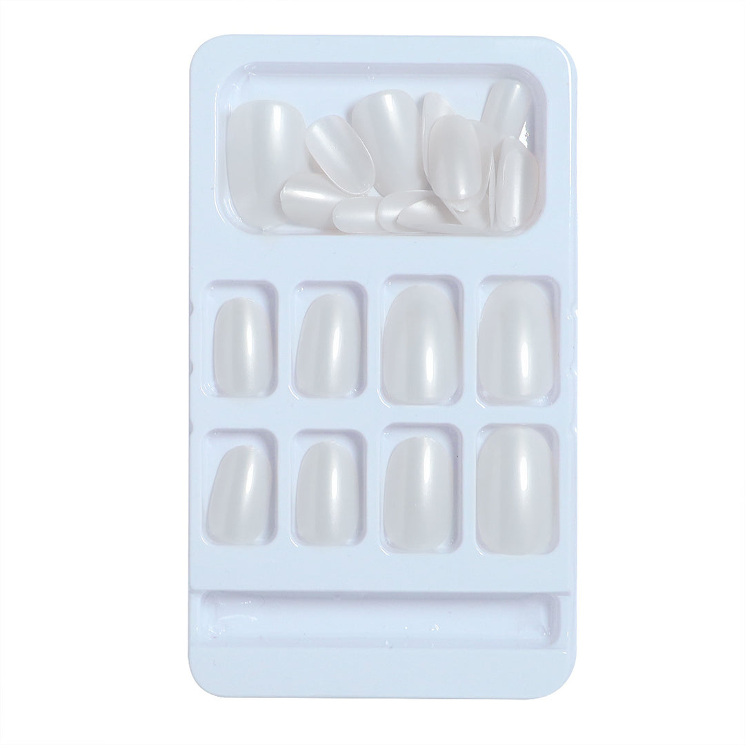 Premium Glossy Almond-Shaped Press-On Nail Tips Bowlift