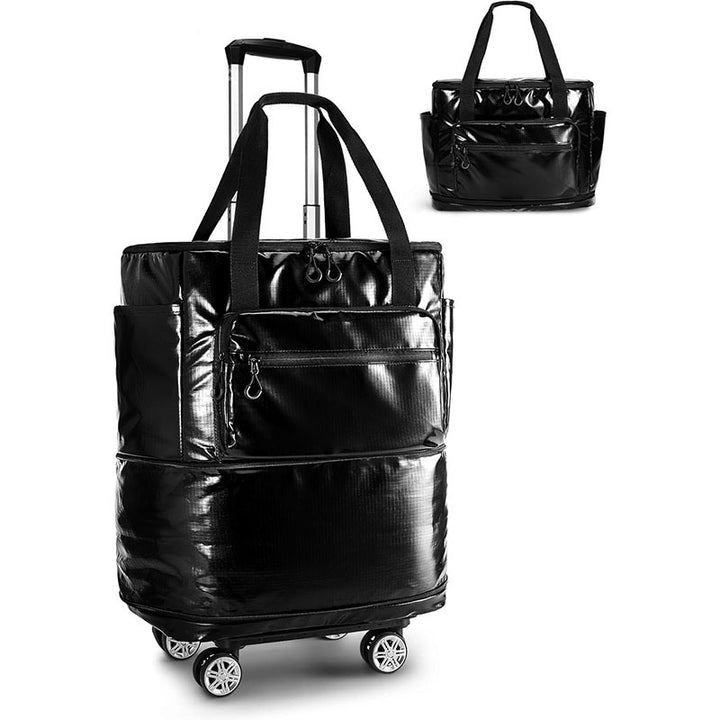 Rolling multifunctional travel bag with multiple compartments Bowlift