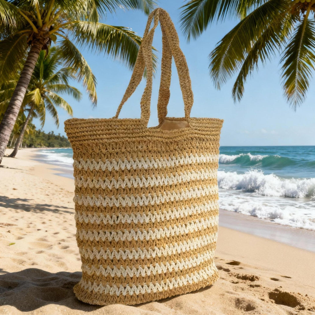 Braided beach bag with breathable structure Bowlift