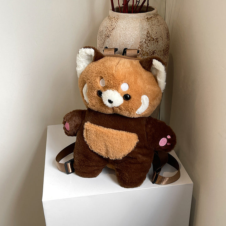 Plush backpack with cute animal design Bowlift