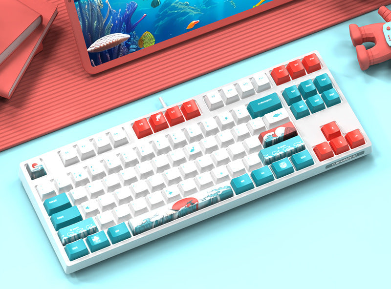 87-Key Custom Mechanical Keyboard Bowlift