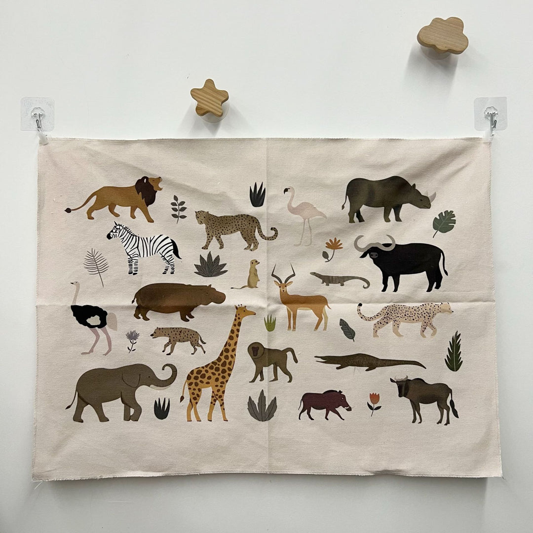Educational Alphabet Fabric Wall Tapestry