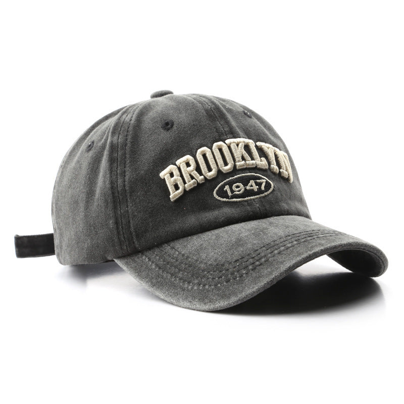 Men's Distressed Cotton Dad Cap Bowlift