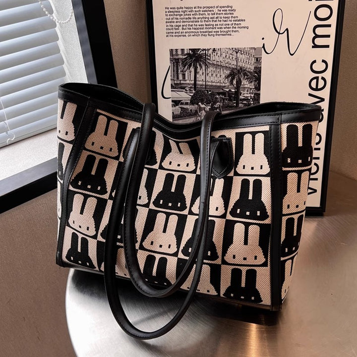 Playful Patterned Tote Bag Bowlift