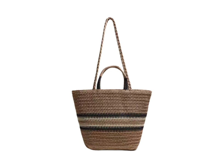 Handmade basket bag with modern patterns Bowlift