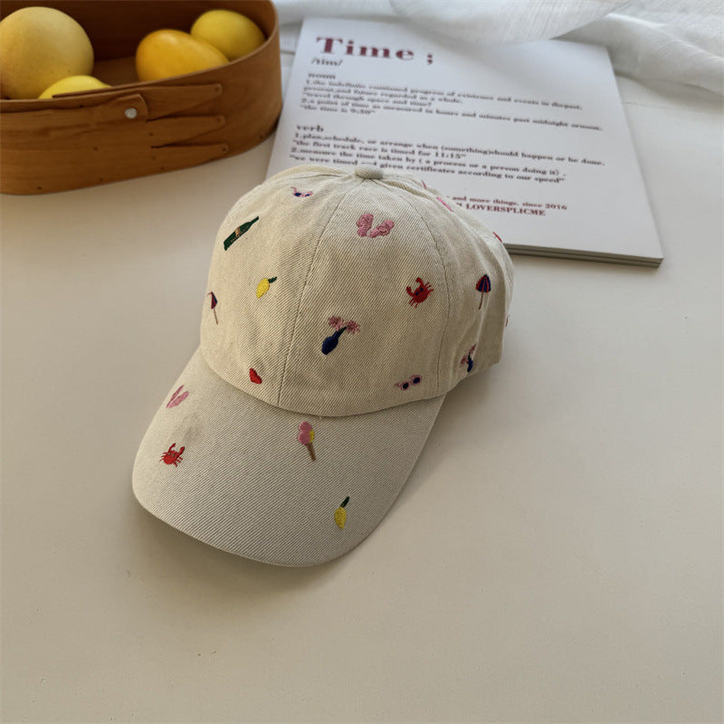 Women's Embroidered Casual Cap Bowlift