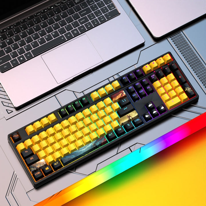 Custom Gaming Keyboard with RGB Backlighting Bowlift