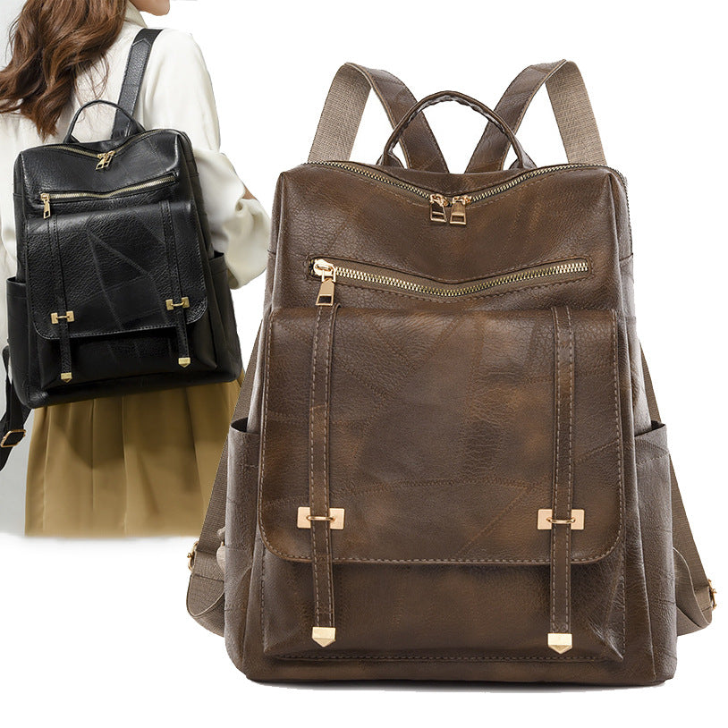 Leather Backpack Bowlift