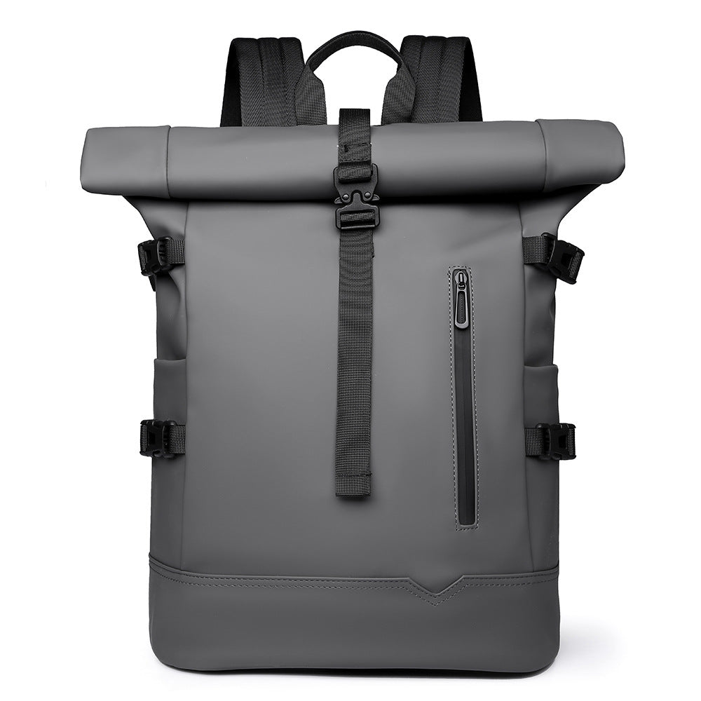 Stylish Roll-Top Waterproof Backpack Bowlift