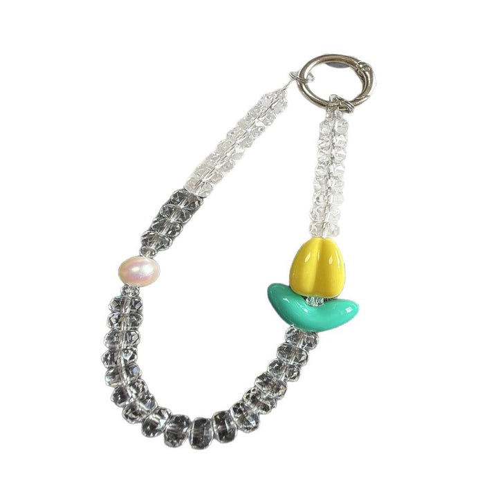 Beaded Charm Keychain Holder Bowlift 1790135619