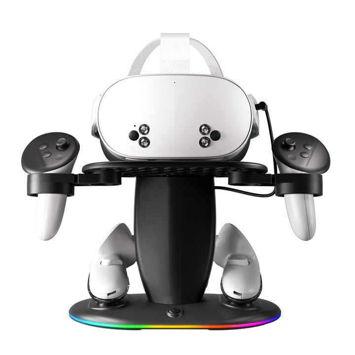 Gaming accessories charger with RGB lighting Bowlift