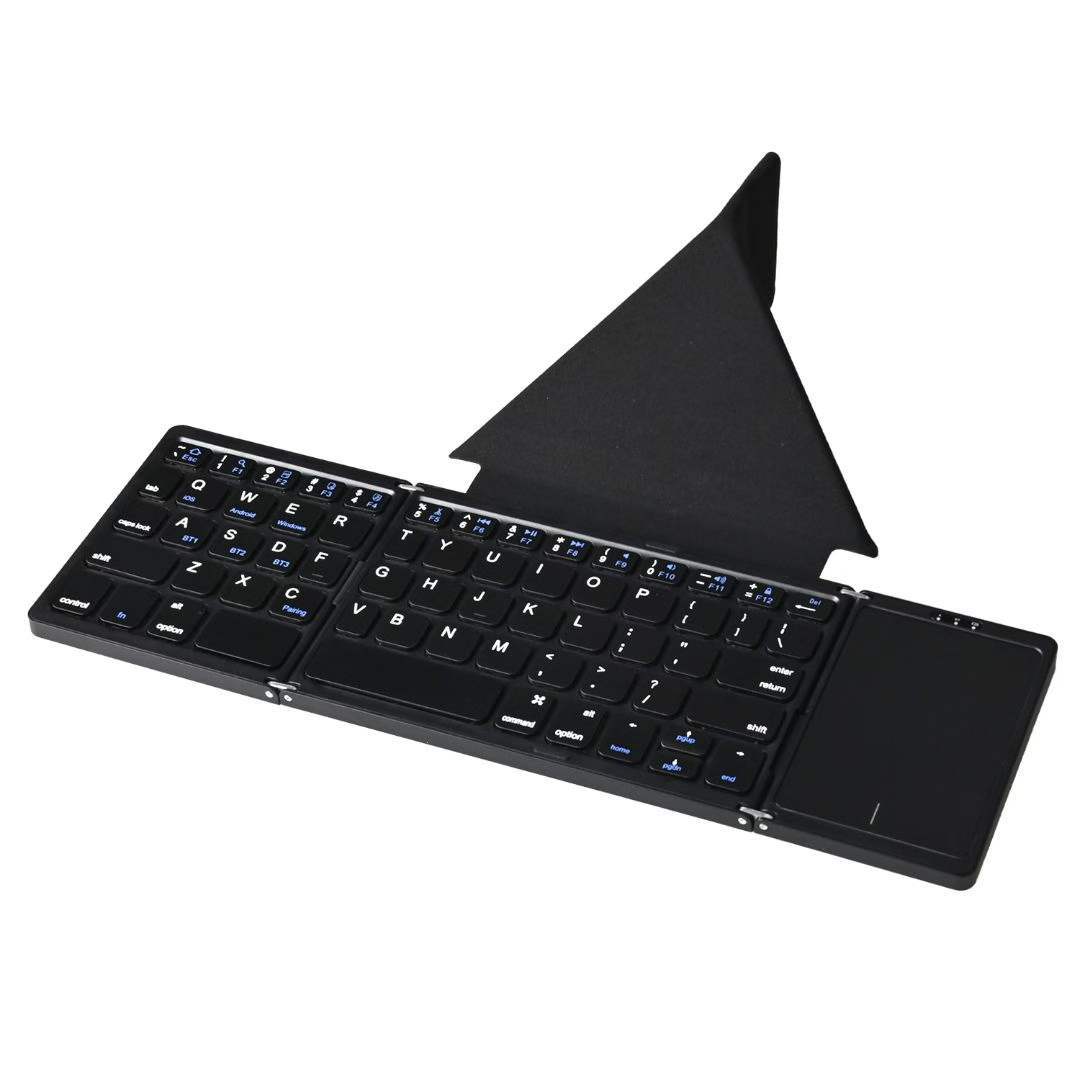 Portable Bluetooth Keyboard with Integrated Touchpad Bowlift
