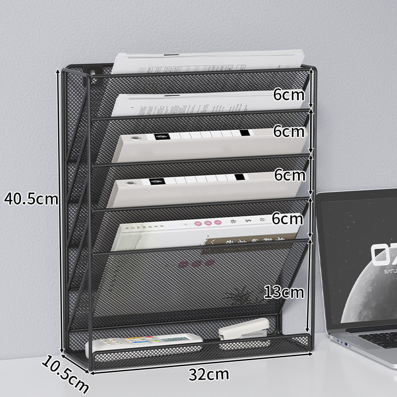 Mesh Document Organizer Rack Bowlift