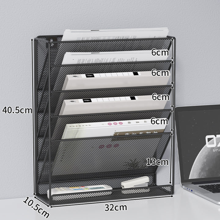 Mesh Document Organizer Rack Bowlift