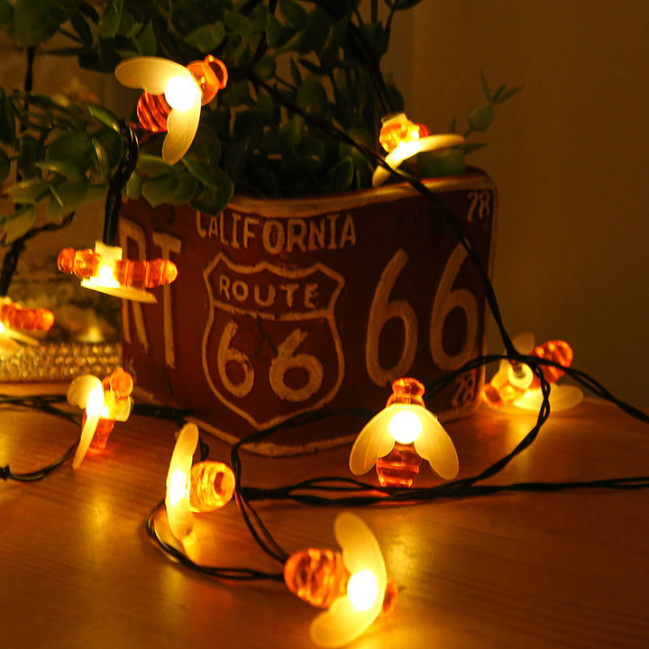 Decorative Bee Fairy String Lights Bowlift