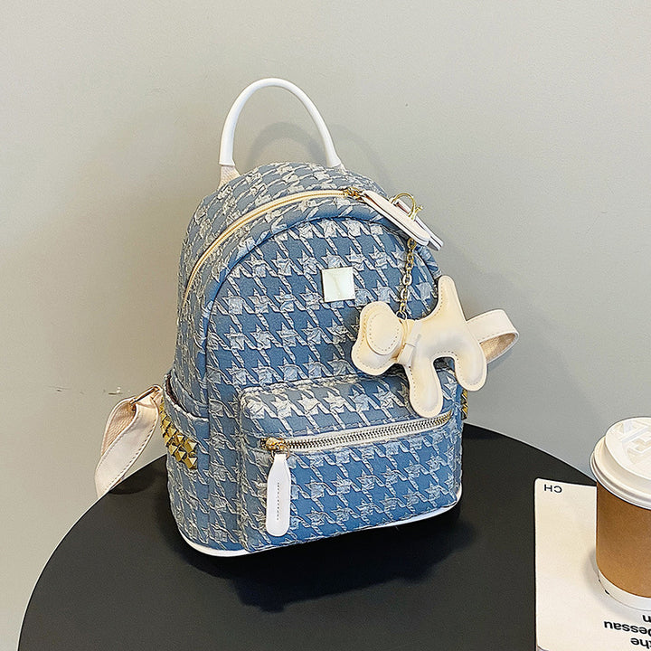 Textured Mini Backpack Bowlift