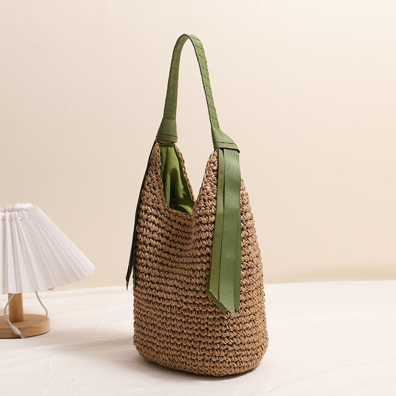 Handcrafted Eco-friendly Basket Bag Bowlift