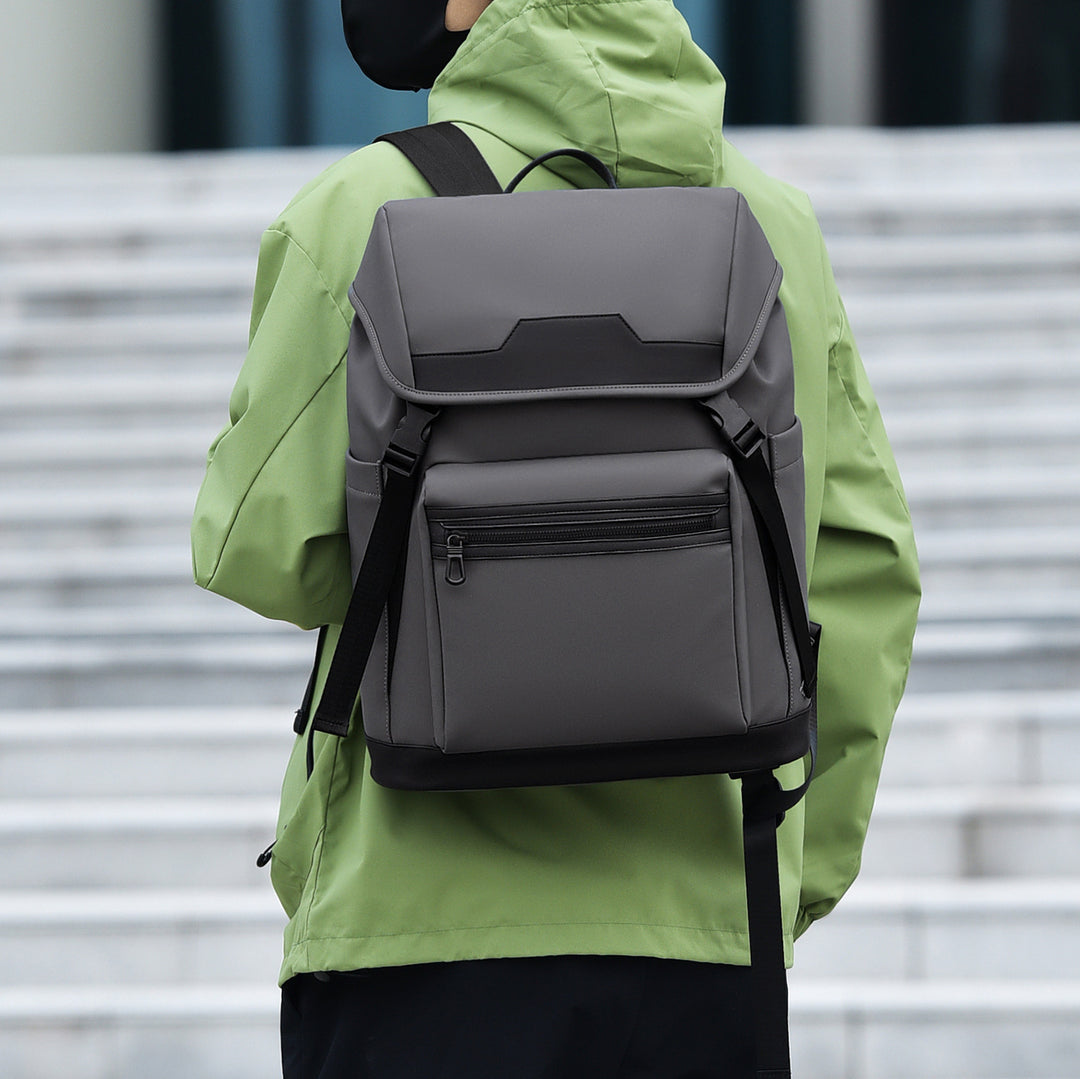 Sleek Dual-Compartment Backpack Bowlift