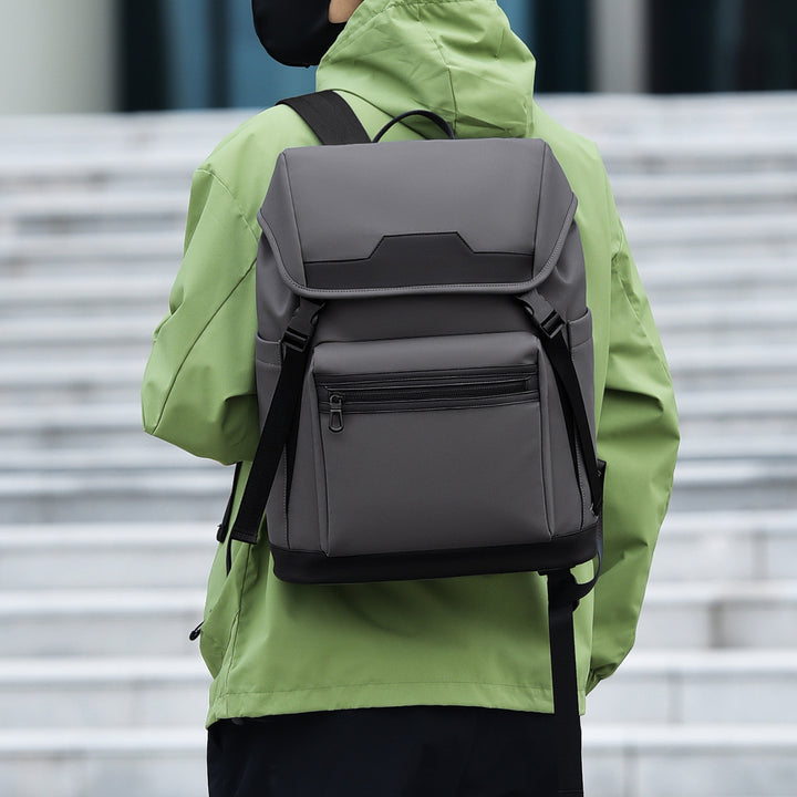 Sleek Dual-Compartment Backpack Bowlift