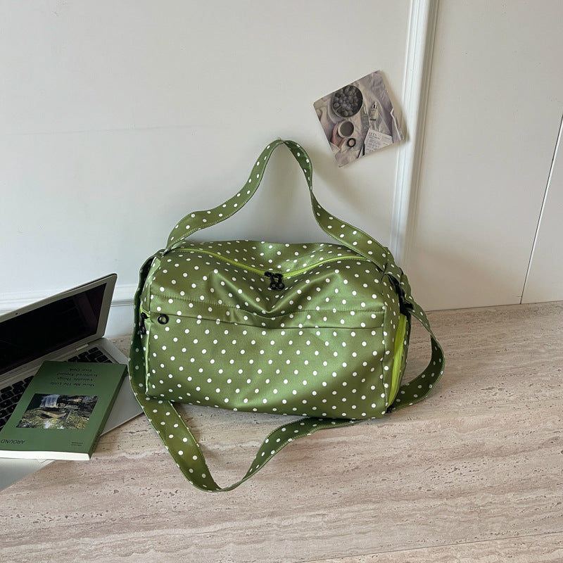 Fashionable sports and travel bag with dotted design Bowlift