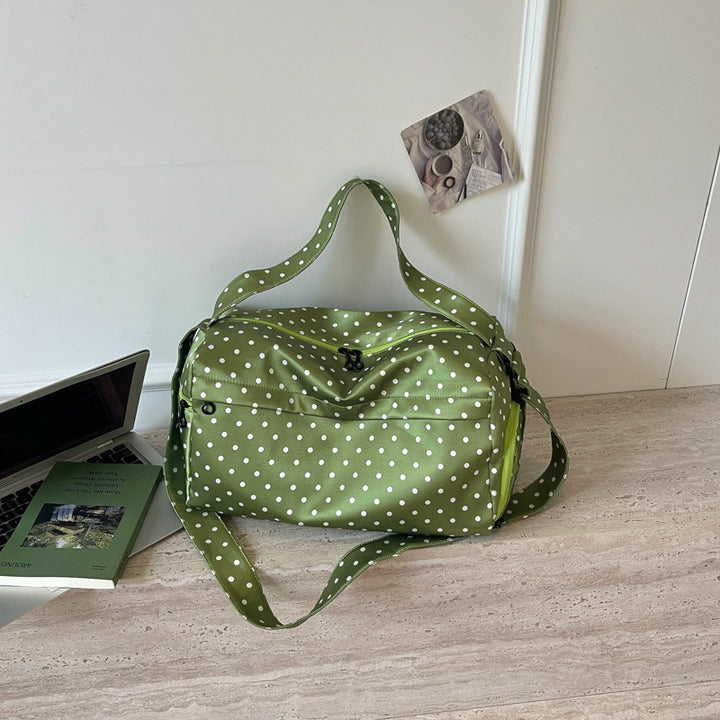 Stylish Polka Dot Travel Duffel
