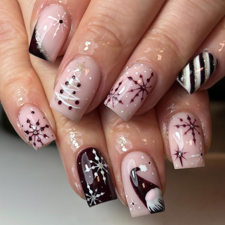 Creative Christmas Nail Design Set Bowlift