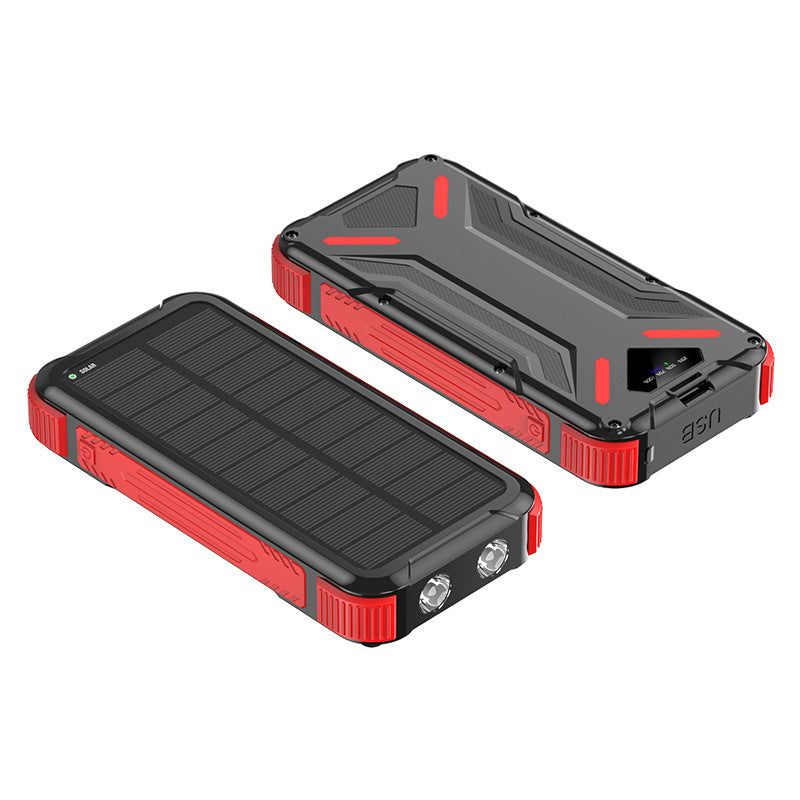 Solar Powerbank with LED Light Bowlift