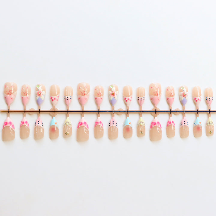 Playful Artisanal Press-On Nails Bowlift