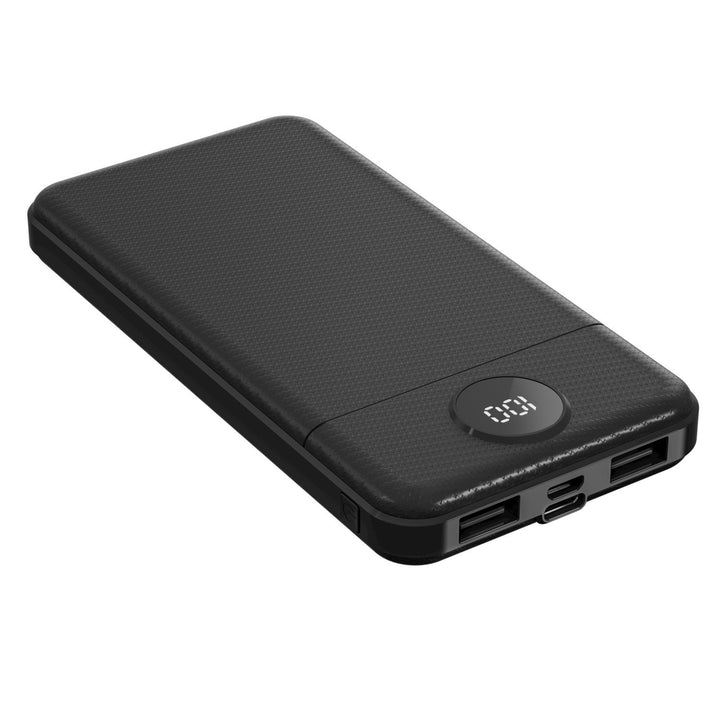 Portable power bank with intelligent LCD display and dual USB ports Bowlift