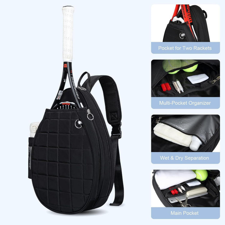 Tennis Racket Carrier Backpack Bowlift