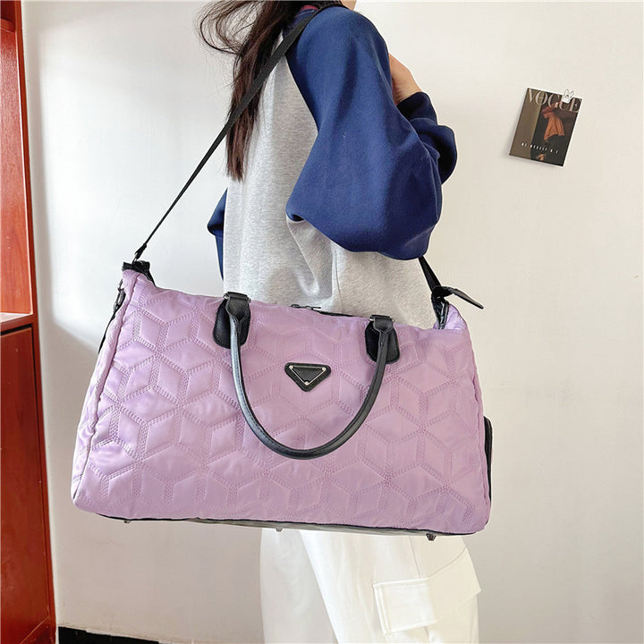 Quilted Lightweight Travel Handbag Bowlift