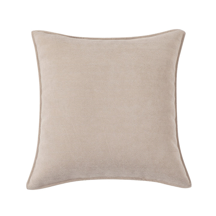 Textured Herringbone Decorative Cushion